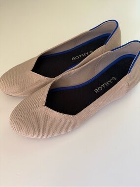 Rothy’s Flax Birdseye Round Toe Flats